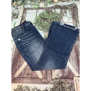 Blakeley Jeans size 4x rebel tummy control dark blue 34" inseam wide leg thumbnail 4