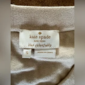 Kate Spade S - - cardigan with rhinestone flowers embroidered thumbnail 12