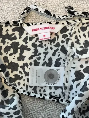 Urban Threads cow print bandana style top thumbnail 3
