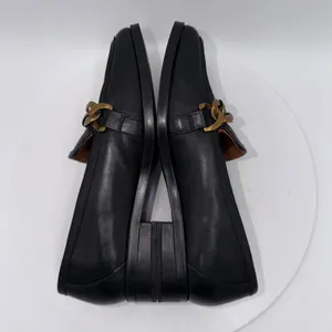 Vionic Mizelle Black Leather Chain Loafers Women's Size 7.5 Minimalist Academia thumbnail 4