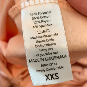 LuLaRoe EUC peach space dyed Irma thumbnail 4