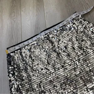 Reformation Sequin Two Piece Set: Kayla Crop Top (M) and Feliz Skirt (12) thumbnail 7