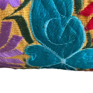 Mexican Embroidered Floral Handbag thumbnail 7