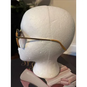 Gold Frame Brown Gradient Lens Women's Sunglasses thumbnail 3