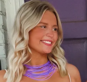 Gameday Necklace Purple thumbnail 1