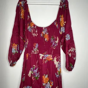 Free People Floral Morning Glory Maxi Dress Size Large thumbnail 3