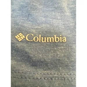 Columbia Omni Freeze ZERO Cooling Performance Tee Blue Medium Athletic Shirt thumbnail 7
