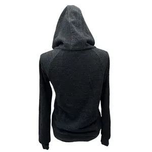 ALO Jacket Size Small‎ Petite Hooded Pockets Full Zip Charcoal Grey thumbnail 5