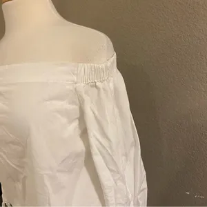 Free People Show Me Some Shoulder White Off Shoulder Top Small thumbnail 3
