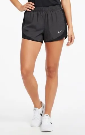Nike Womens Dri-FIT Running Shorts Dark Grey Black Size S thumbnail 1