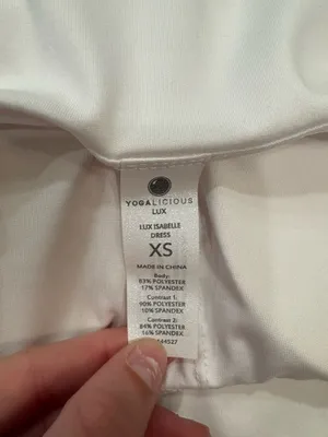 Yogalicious Lux White Athletic Dress thumbnail 5