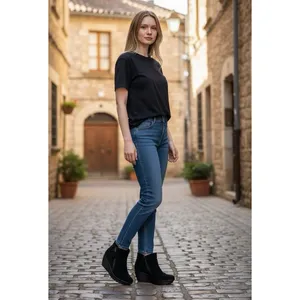 Skechers Parallel Triple Thread Black Suede Leather Ankle Boots Zipper US 10 thumbnail 14