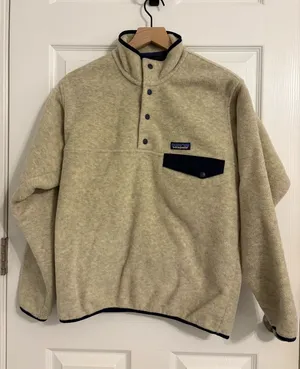 Patagonia Lightweight Fleece Synchilla Snap-T Oatmeal thumbnail 1