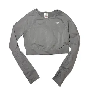 Gymshark Vital Seamless 2.0 Long Sleeve Crop Top thumbnail 1