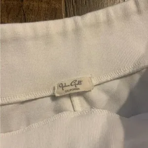 John Galt white terry cloth sweatpants size small one size brandy Melville thumbnail 3