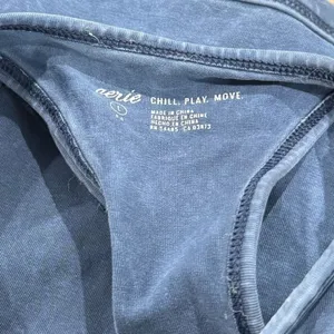 Aerie Blue High Neck Sports Bra Women’s Large thumbnail 4