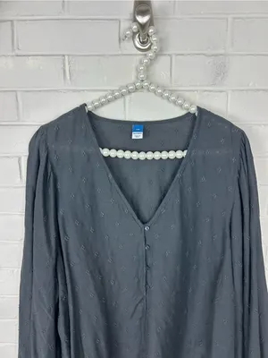 Old Navy Textured Long Sleeve Peasant Top Plus Size XXL thumbnail 3