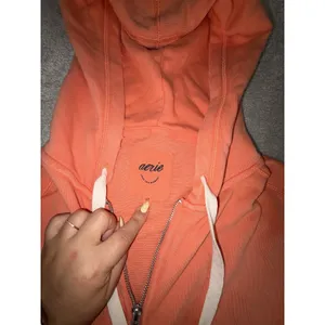 Aerie Down-To-Earth Full Zip Hoodie prach Small Oversized thumbnail 8