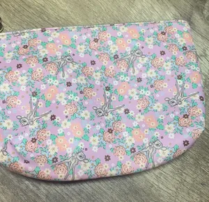Disney Pink Floral Bambi Cosmetic Bag Mad Beauty thumbnail 1