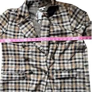 Maurices women's Stripe Plaid Trendy Style Blazer Sz XL NWT thumbnail 8