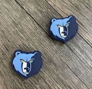 Memphis Grizzlies Basketball Team Charm For Crocs Shoe Charms - 2 Pieces thumbnail 2