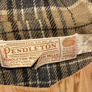 Vintage Pendleton Blazer Pure Wool 70s 3-Button Front Notch Lapel Plaid Gray 8 thumbnail 4