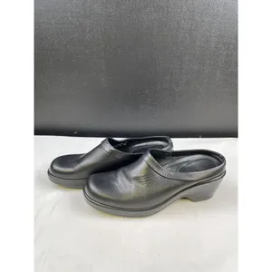 Dansko Women's Black Leather Clogs/ Shoes/ Slip On Size 41-9.5 SKU 4581 thumbnail 4