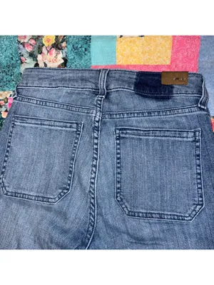 Ariat Womans 27R Denim Flare Boot Slim Trouser High Rise Jeans Dark Wash Patches thumbnail 3