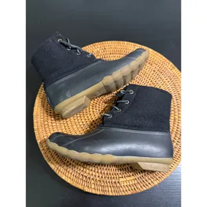 Sperry Saltwater Wool Black Duck Boots Womens 7.5‎ Waterproof Rain STS86440 thumbnail 8