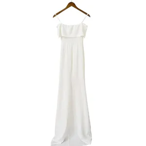 Lulus Exceptional Romance White Off-the-Shoulder Mermaid Maxi Dress size XS NWT thumbnail 3