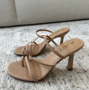 Wild Pair Nude Strappy Heels thumbnail 7