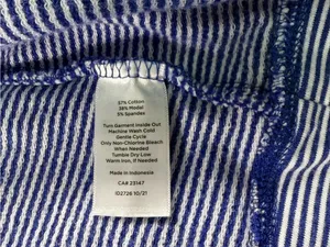 Talbots Blue and White Hooded Zip thumbnail 8