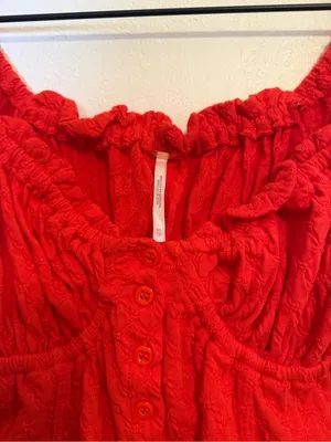 Free People‎ Ladybug Long Sleeve Crop Top thumbnail 4
