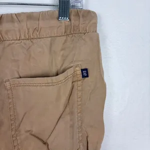 GAP Pull-On Tencel Shorts Tan Cuffed Elastic‎ Waist Breathable Small thumbnail 4