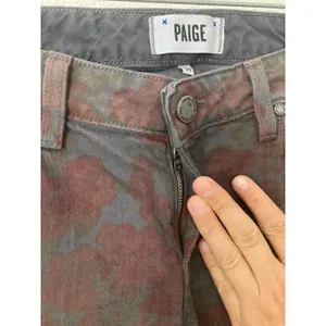 Paige 29 Skyline Ankle Peg Boho Chic Autumn Fall Floral Print Denim Jeans Pants thumbnail 4