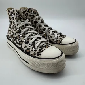 Converse Leopard Platform Chuck Taylor Lift High Top 6‎ Cheetah Indie Bella Swan thumbnail 3