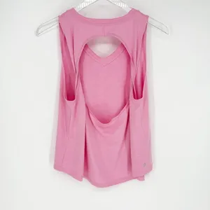 Peloton Open Back Workout Tank‎ Top Women's Size L Pink Athleisure thumbnail 3