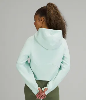 Lululemon Scuba Oversized 1/2 Zip Hoodie In Delicate Mint M/L NWT thumbnail 2