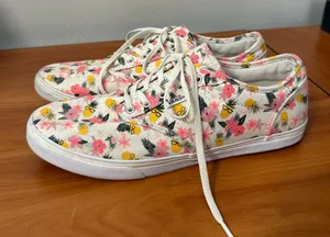 Vans Doheny Canvas Lace Up Sneaker Shoe Pineapple Floral Hawaiian Print Beachy 9 thumbnail 1