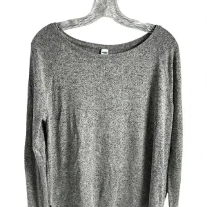 Old Navy Women's Gray Long Sleeve Crew Neck Top Size S‎ Casual thumbnail 2