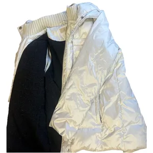 Michael Kors White Down Filled Puffer Jacket Women Size Medium Warm Classic Coat thumbnail 12