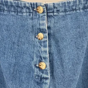 Eddie Bauer Vintage Y2K 90s Denim Jean Skirt Midi Straight Cotton Cottagecore 16 thumbnail 4