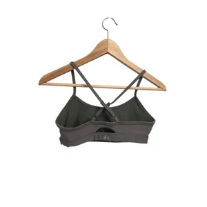 Alo Yoga Airlift Intrigue Bra Small Steel Grey Excellent thumbnail 2