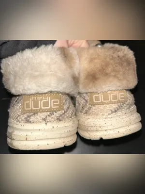 HEY DUDE Women's Size 10 Britt Boho Chevron Fur Lined Boots thumbnail 4