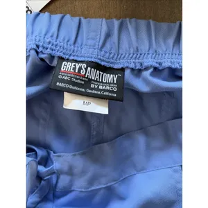 Grey's Anatomy 4232P Drawstring Scrub Pants Womens Size MP‎ Ciel Blue Barco New thumbnail 6