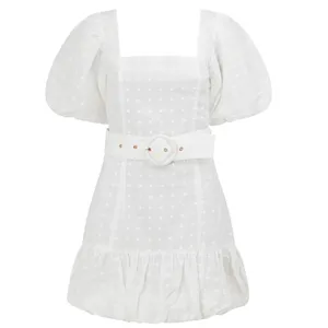 Sabo Skirt White July Dress size small 4 bride wedding bachelorette thumbnail 3