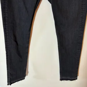 Rag & Bone Dre Capri Slim Boyfriend Jeans Concrete Grey Raw‎ Hem Size 25 thumbnail 3