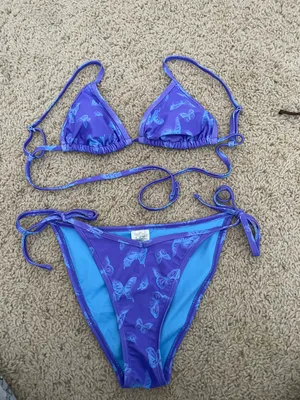 Wild Fable Butterfly Print Bikini Set thumbnail 3