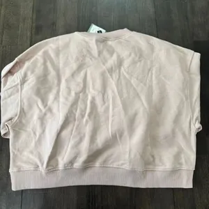 H&M Pink Cropped Sweatshirt Smile thumbnail 3