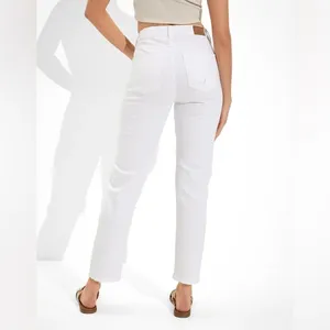 American Eagle‎ Outfitters white Mom Straight Jeans size 10 thumbnail 2